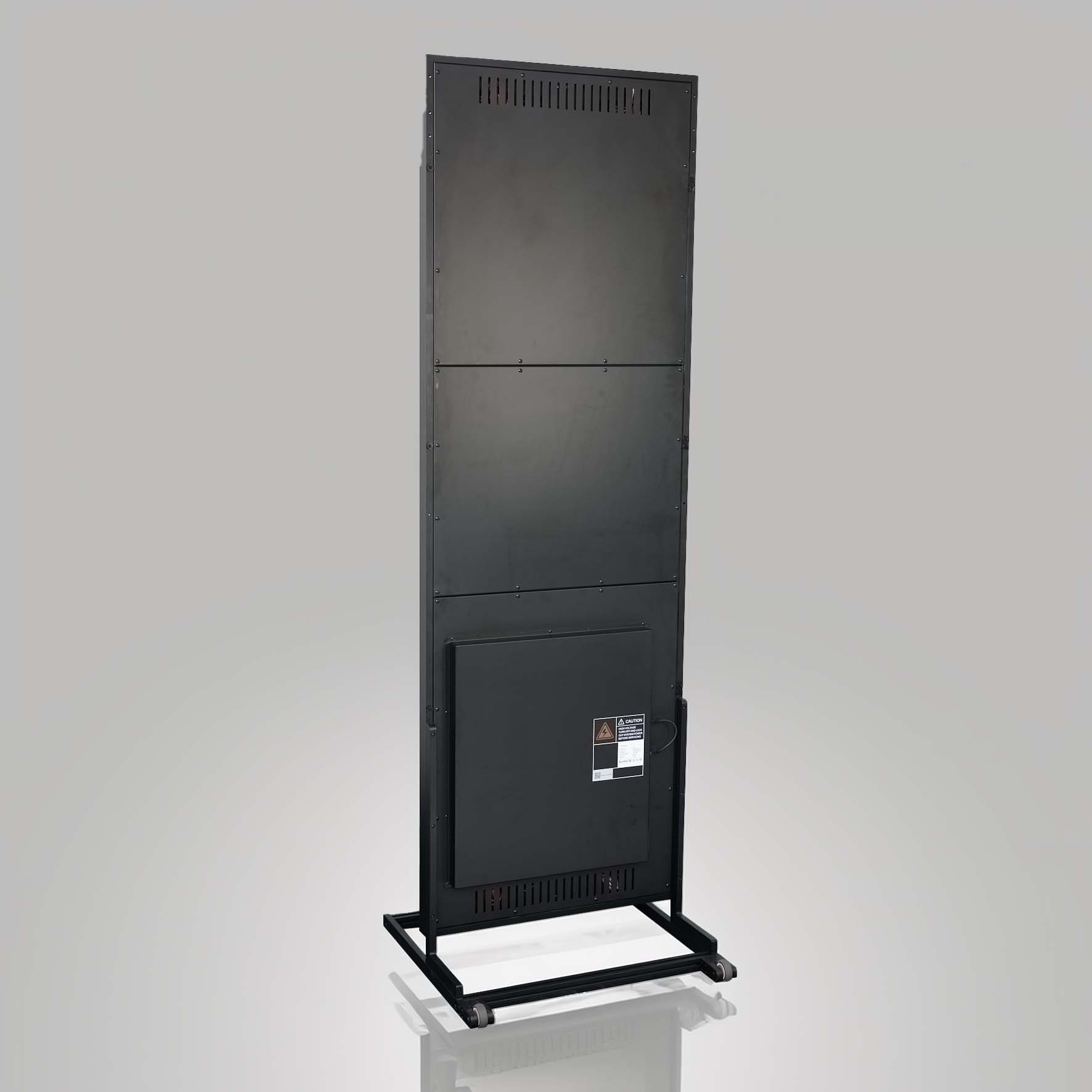 Rückseite des Digital Signage Totem Aufsteller