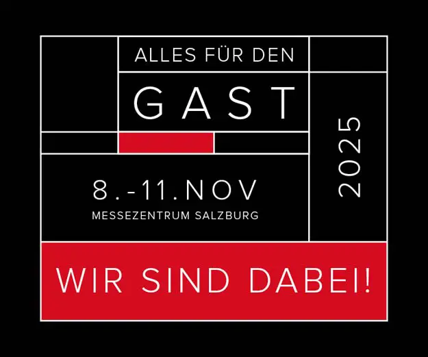 Wir sind dabei! Auf der Messe "Alles für den Gast"