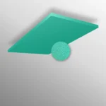 Standardgröße eines Akustik Deckenabsorber an der Decke montiert