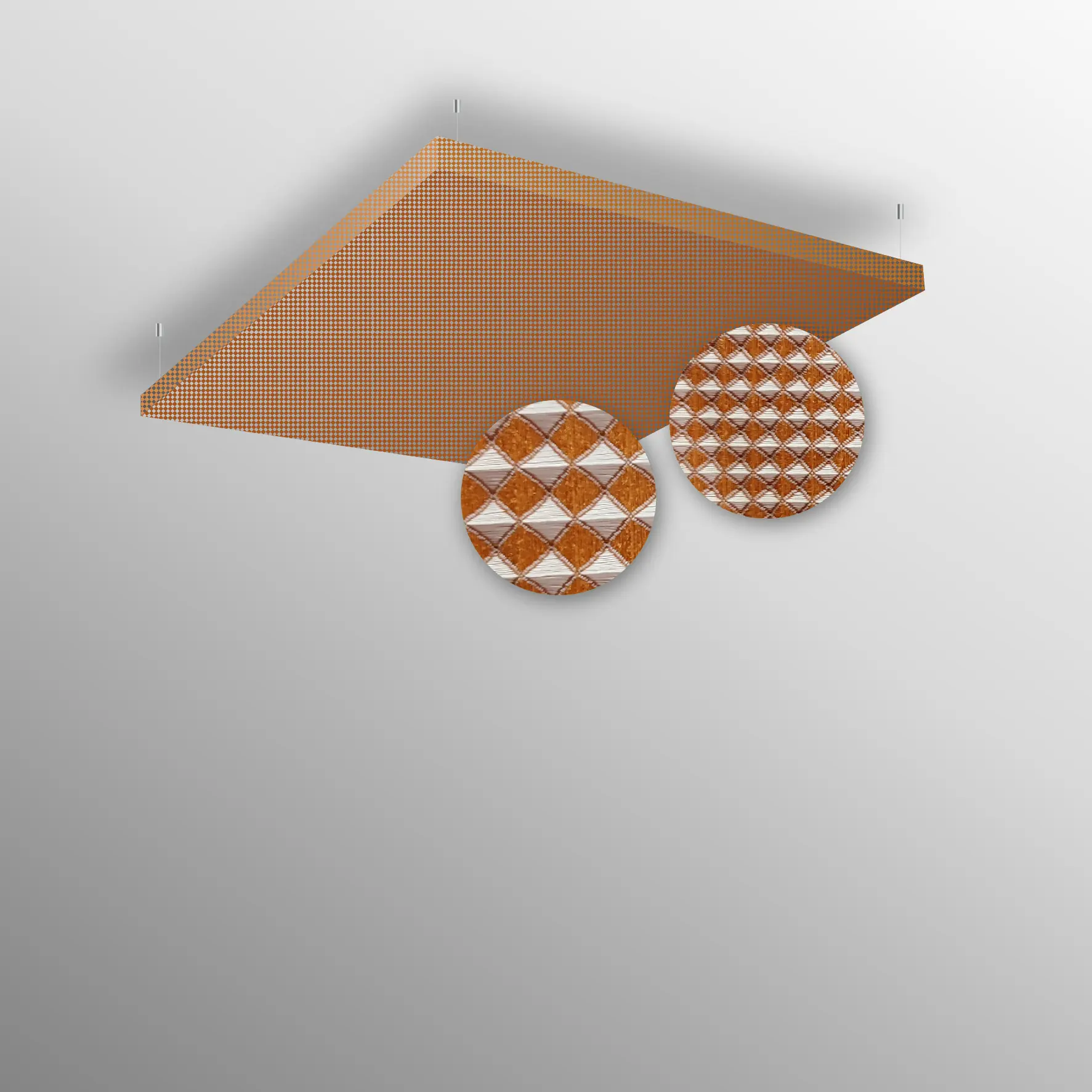 inno coustic Deckenabsorber zur Verbesserung der Raumakustik