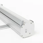 Detail eines günstigen Rollup Budget von der Seite