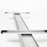 Detailansicht eines preiswerten Rollbanner von unten