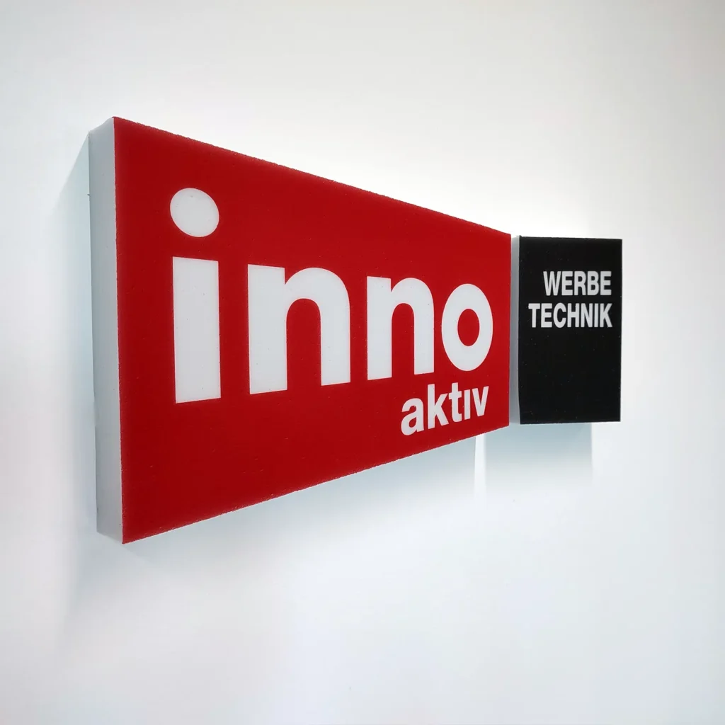 Selbstklebender Basotect Logo-Schallabsorber mit Wunschmotiv