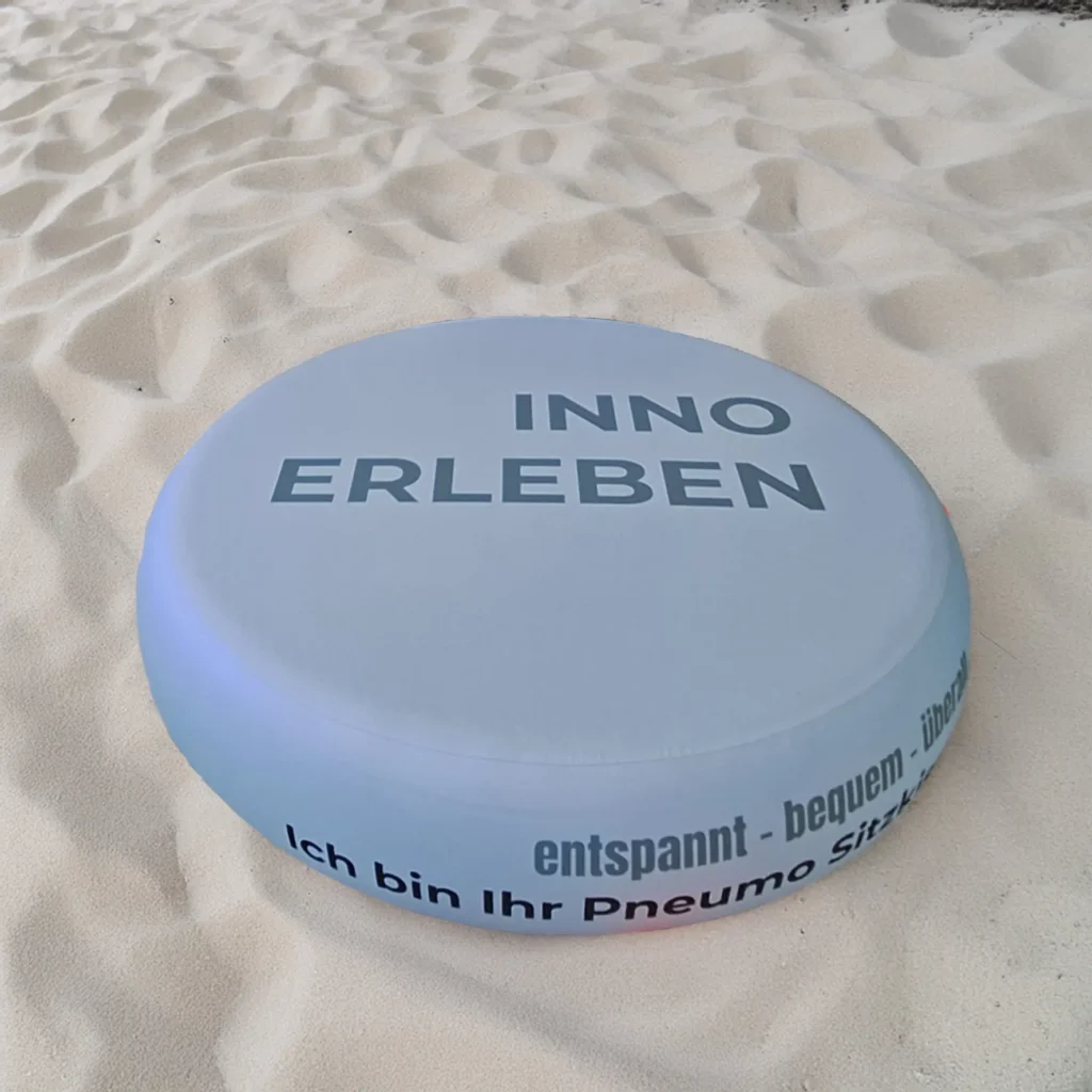 Aufblasbare pneumatisches Sitzkissen mit individuellem Druck