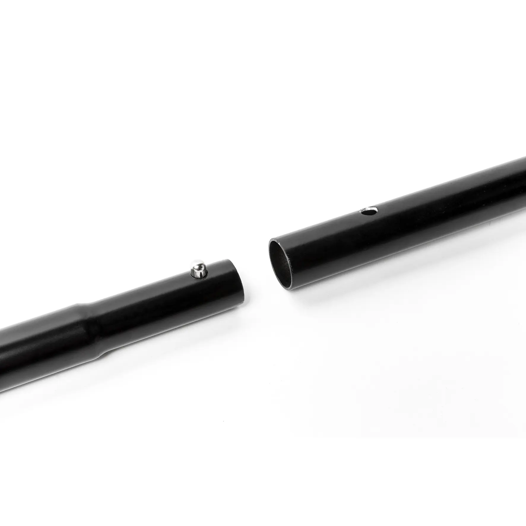 Detailaufnahme des Alu-Masts einer Beachflag