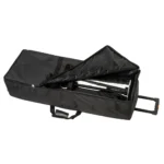 Zusammengeklappte Pop-Up Theke im Transportkoffer