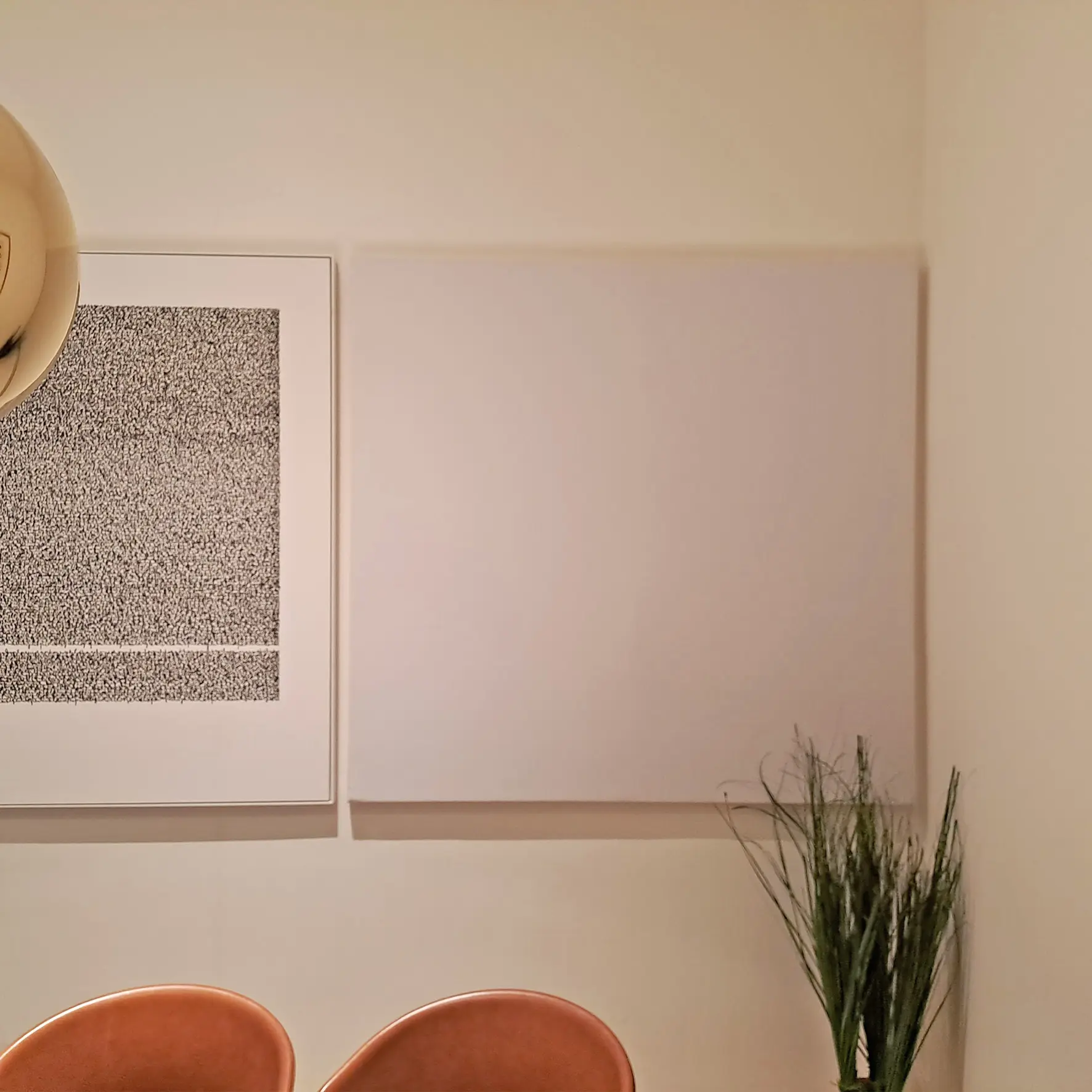 Schallabsorbierendes Wandpaneel in weiß für moderne Raumgestaltung