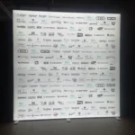 Modularer LED-Leuchtrahmen als Sponsorenwand für Messen und Events