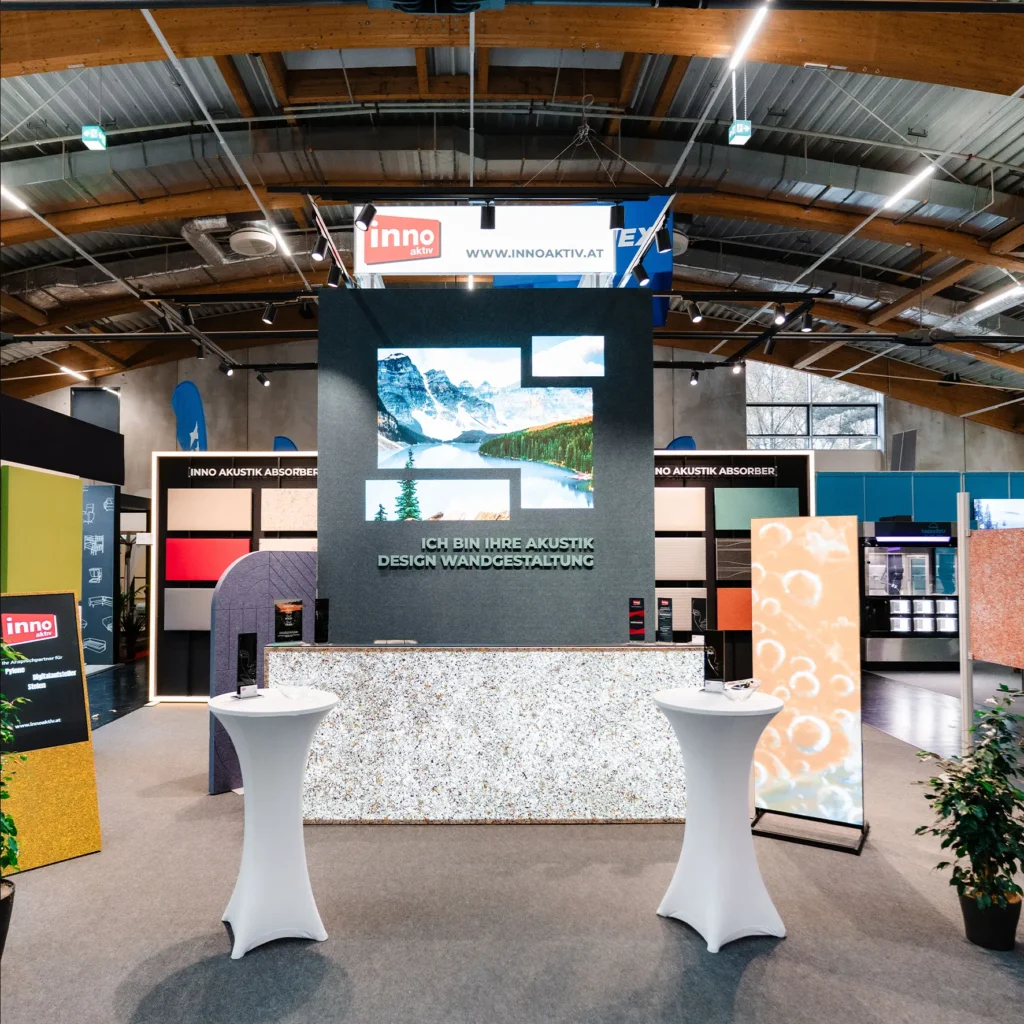 Akustik Messestand auf der Messe "Alles für den Gast"