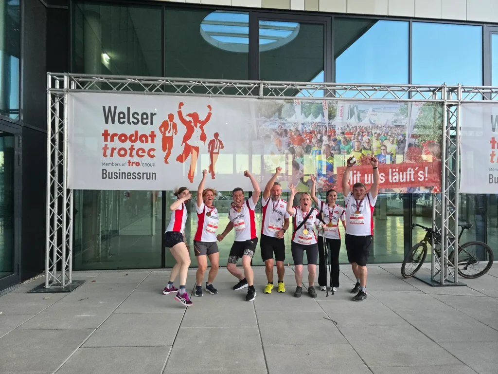 Das inno aktiv Team beim Business Run in Wels